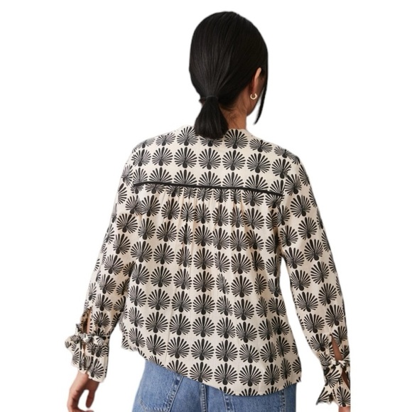 Porridge x Anthropologie - Whimsy Buttondown Shirt Blouse Sz S - Picture 3 of 10